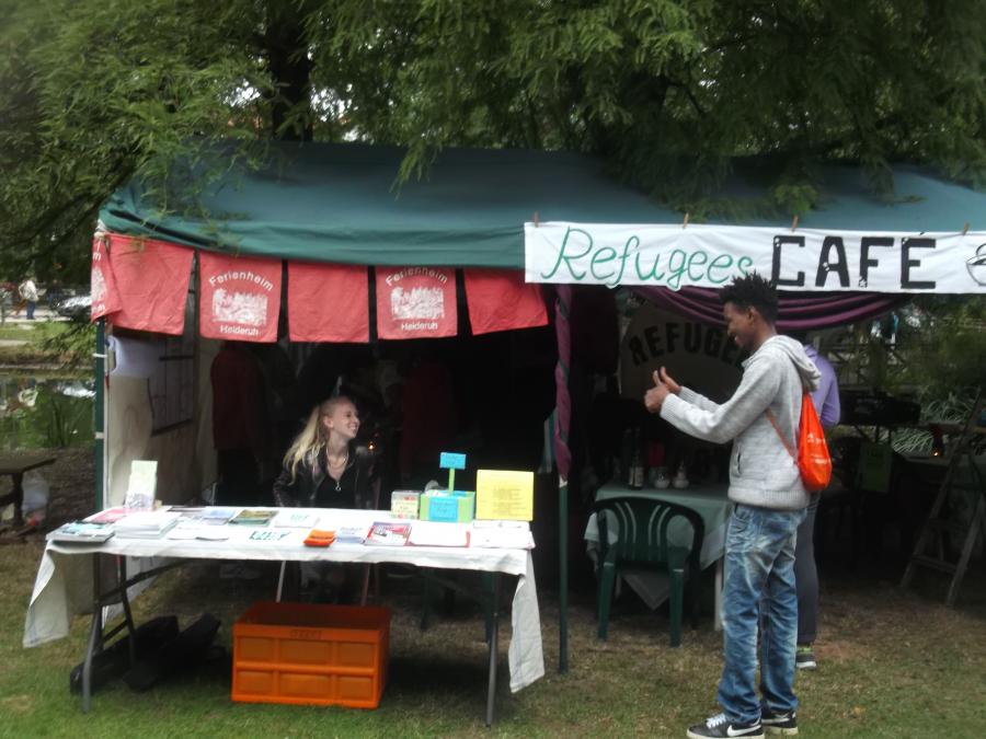 Refugee_Cafe auf dem Heideruh Sommerfest